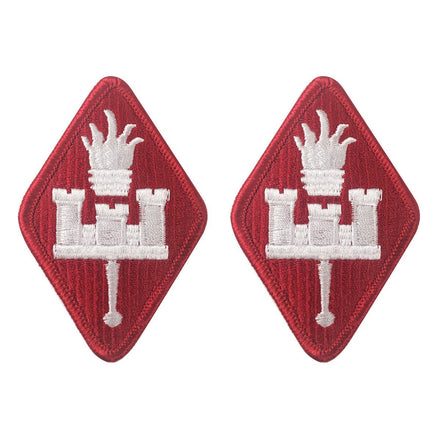 Army Patch: Engineer Training School - Full Color embroidery - Hooyah Woodworks LLC