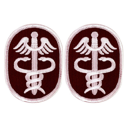 Army Patch: Health Service Command - color - Hooyah Woodworks LLC