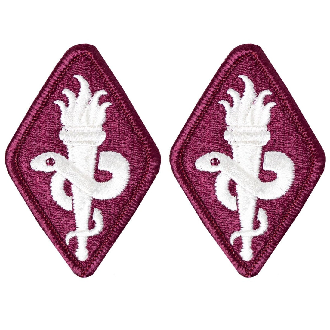 Army Patch: Medical Department Center and School - color - Hooyah Woodworks LLC