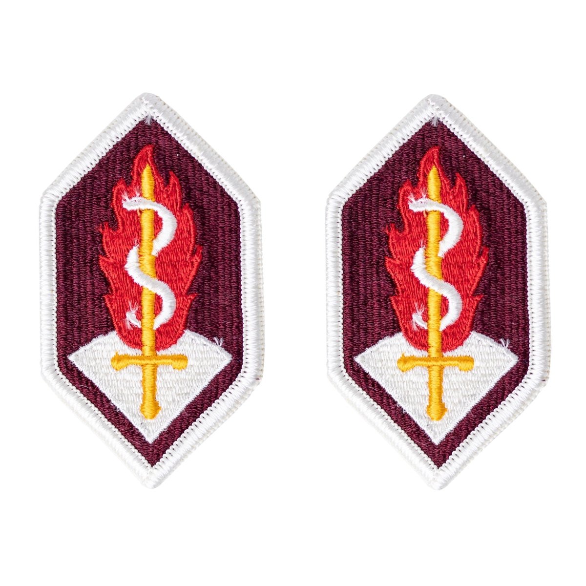 Army Patch: Medical Research and Development Command - color - Hooyah Woodworks LLC