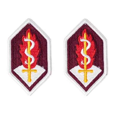 Army Patch: Medical Research and Development Command - color - Hooyah Woodworks LLC
