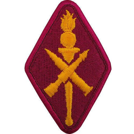 Army Patch: Missile and Munition Center and School - color - Hooyah Woodworks LLC