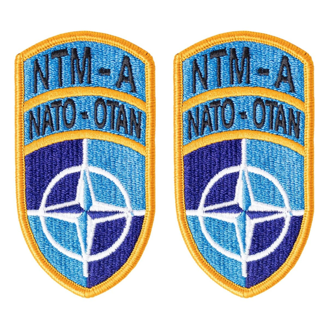 Army Patch: NATO Training Mission Afghanistan - color - Hooyah Woodworks LLC
