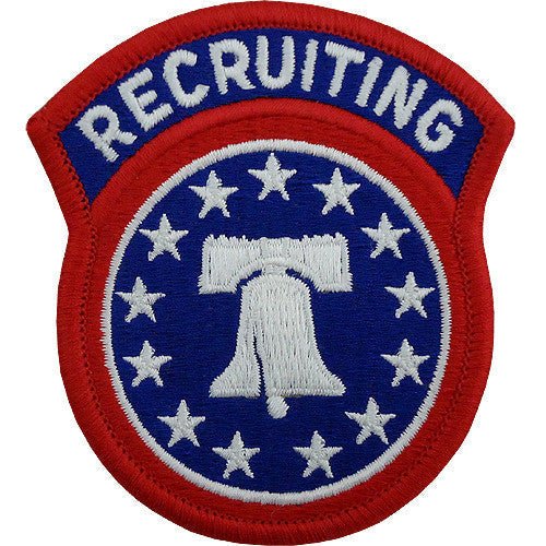 Army Patch: Recruiting Command - color - Hooyah Woodworks LLC
