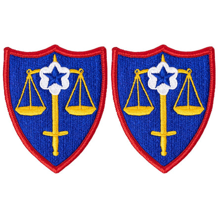 Army Patch: Trial Defense Service - color - Hooyah Woodworks LLC