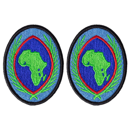 Army Patch: US Army Element Africa Command - Full Color embroidery - Hooyah Woodworks LLC