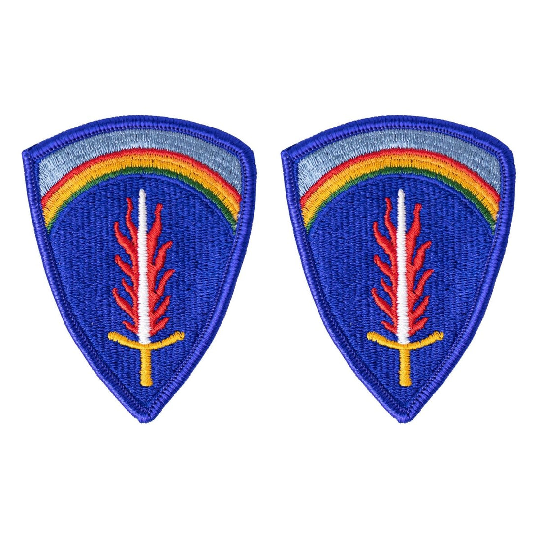 Army Patch: US Army Europe - Full Color embroidery - Hooyah Woodworks LLC