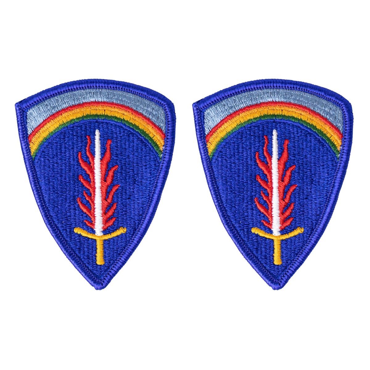 Army Patch: US Army Europe - Full Color embroidery - Hooyah Woodworks LLC