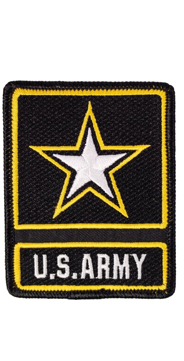 Army Patch: US Army Star Logo - full color - Hooyah Woodworks LLC