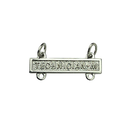 Army Qualification Bar: Technician "M" - mirror finish - Hooyah Woodworks LLC