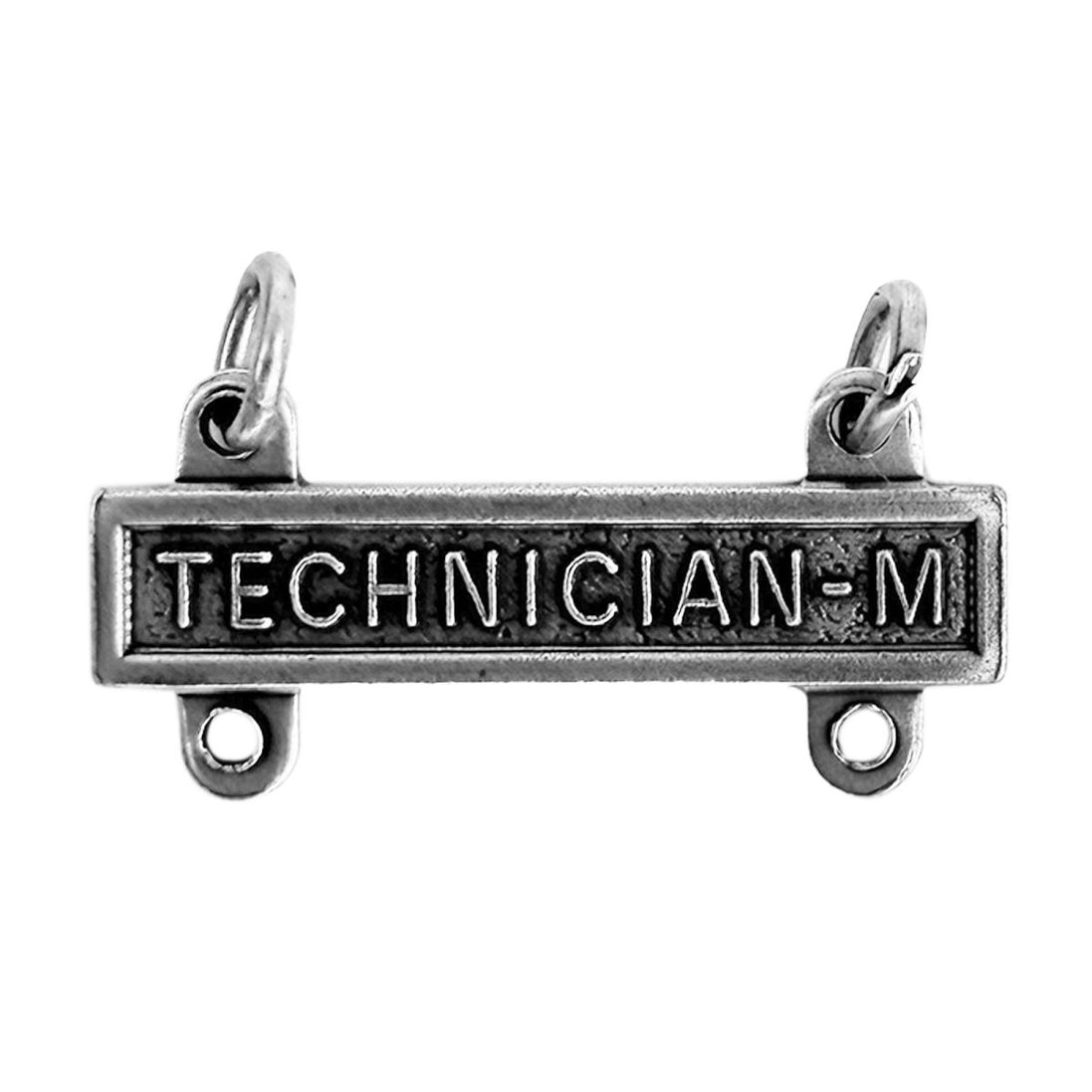 Army Qualification Bar: Technician "M" - oxidized - Hooyah Woodworks LLC