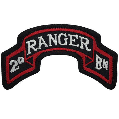 Army Scroll Patch: Second Ranger Battalion - color - Hooyah Woodworks LLC
