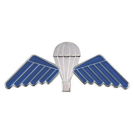 Badge: Australian Jump Wings - Silver/Blue Regulation size - Hooyah Woodworks LLC