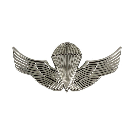 Badge: Chilean Jump Wings - Silver Regulation size - Hooyah Woodworks LLC