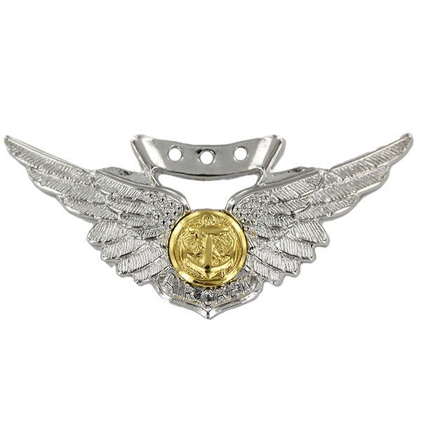 Badge: Combat Aircrew - regulation size, mirror finish - Hooyah Woodworks LLC