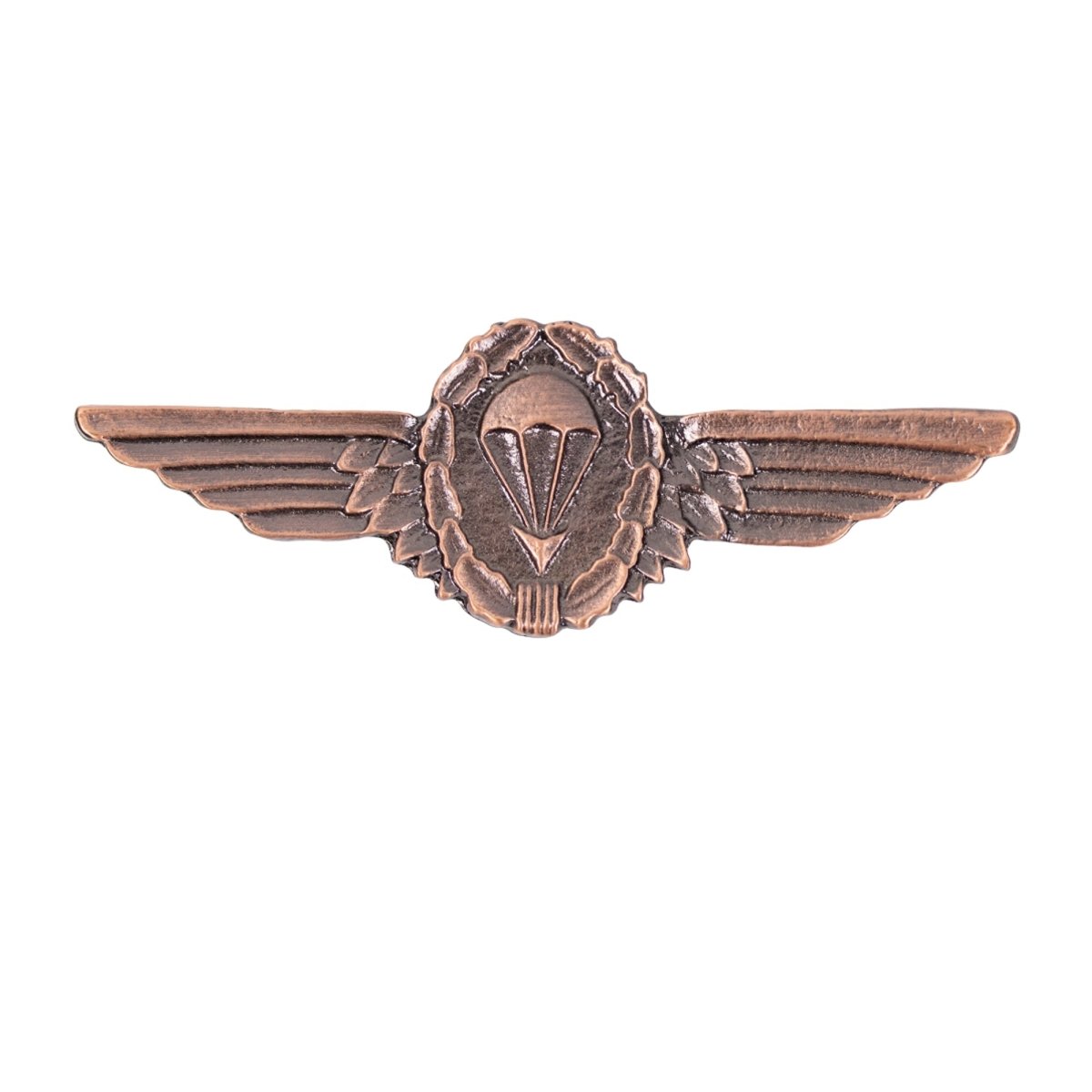 Badge: German Jump Wings Bronze with Bronze Wreath Small size - Hooyah Woodworks LLC