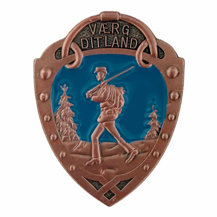 Badge: Norwegian Foot March - Bronze 1-1/2" - Hooyah Woodworks LLC