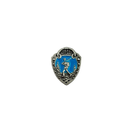 Badge: Norwegian Foot March - Silver - Hooyah Woodworks LLC