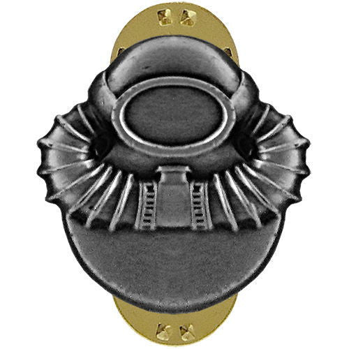 Badge: Scuba Diver - oxidized - Hooyah Woodworks LLC