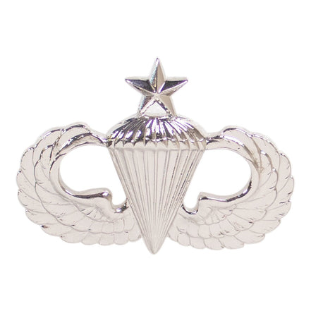 Breast Badge: Senior Parachute - regulation size, mirror finish - Hooyah Woodworks LLC
