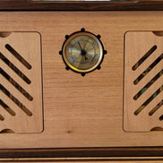 Cigar Humidor - Black Walnut with Spanish Cedar Lining - Hooyah Woodworks LLC