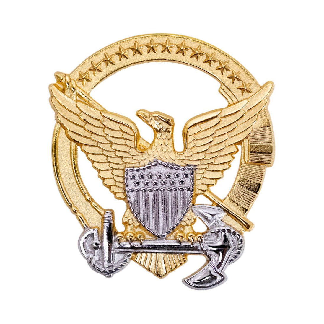 Coast Guard Badge: Command Afloat - regulation size - Hooyah Woodworks LLC