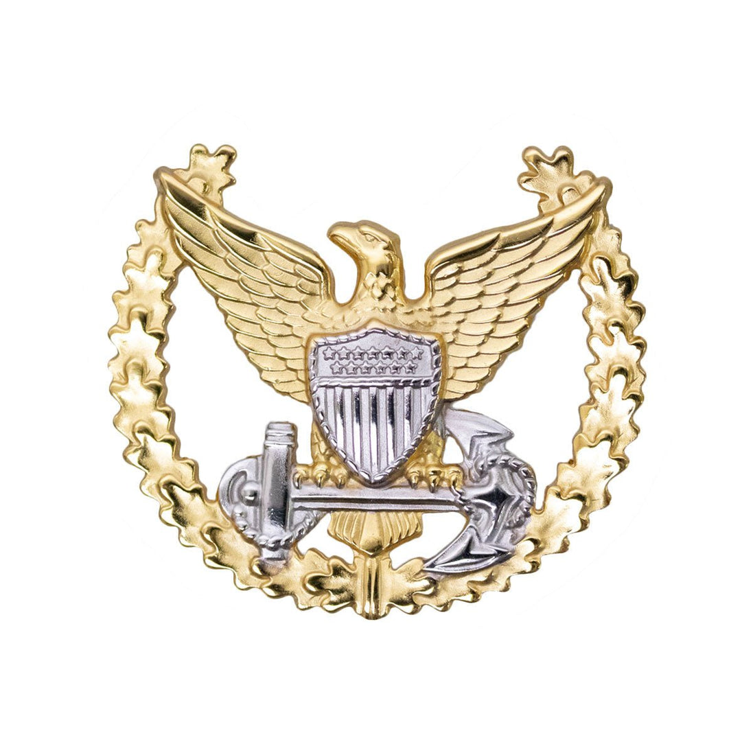 Coast Guard Badge: Command Ashore - regulation size - Hooyah Woodworks LLC