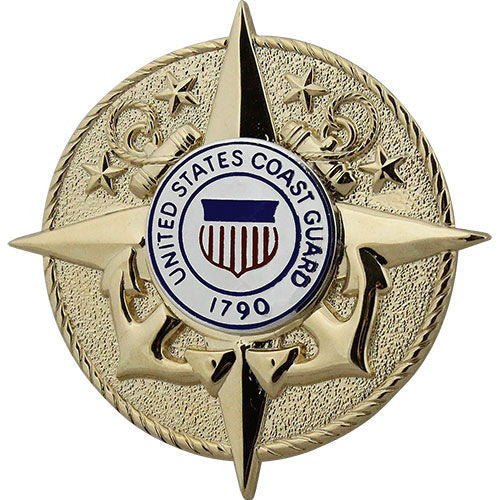 Coast Guard Badge: Commandant Staff - regulation size - Hooyah Woodworks LLC