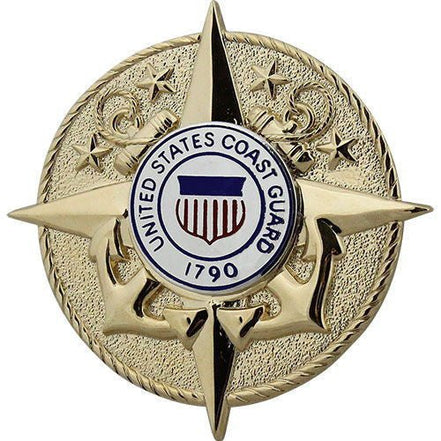 Coast Guard Badge: Commandant Staff - regulation size - Hooyah Woodworks LLC