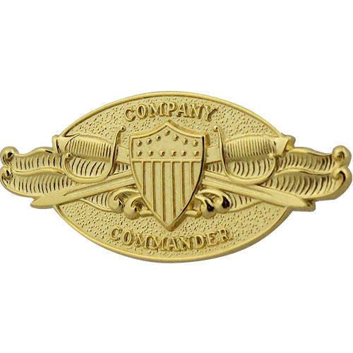 Coast Guard Badge: Company Commander - regulation size - Hooyah Woodworks LLC
