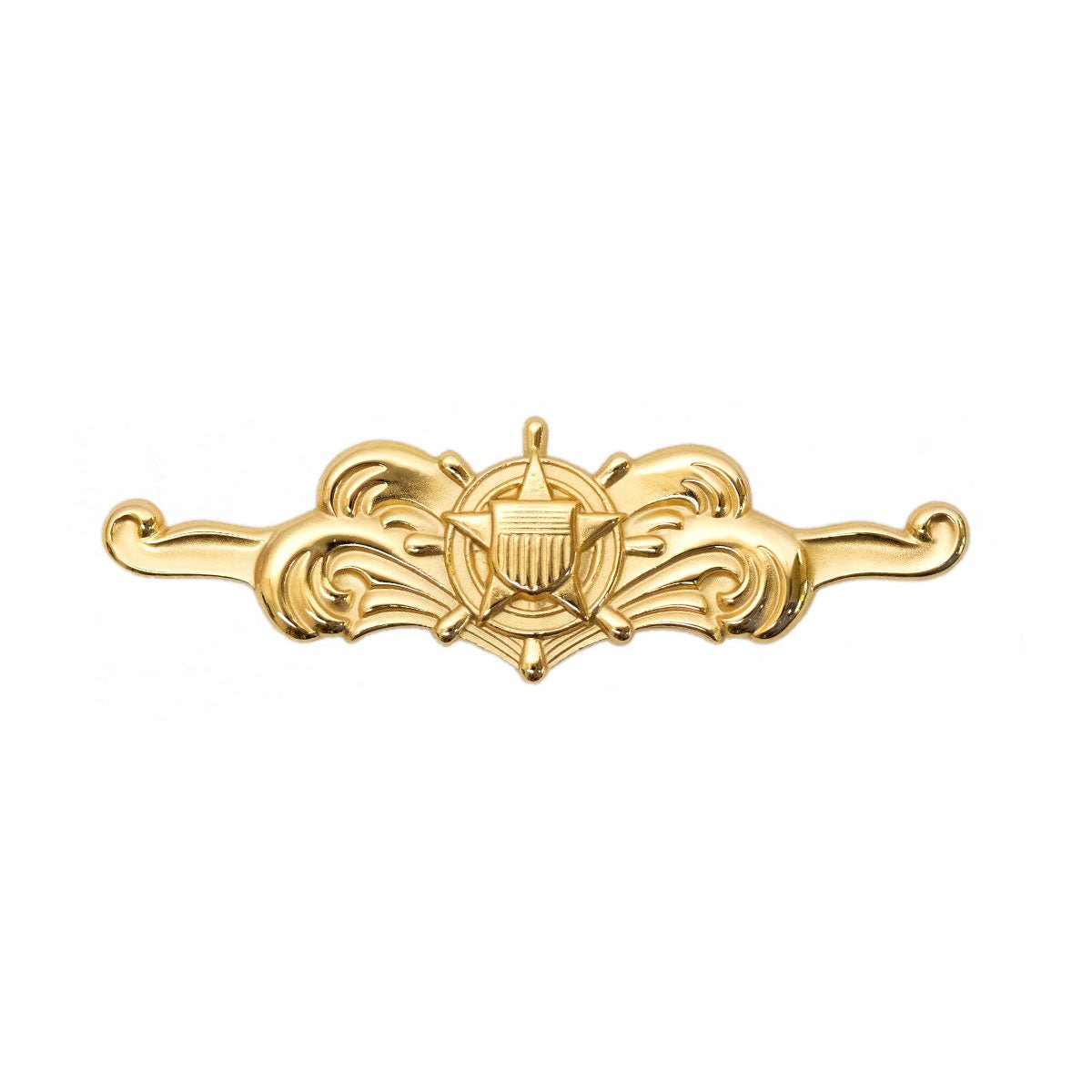 Coast Guard Badge: Cutterman Officer - regulation size - Hooyah Woodworks LLC