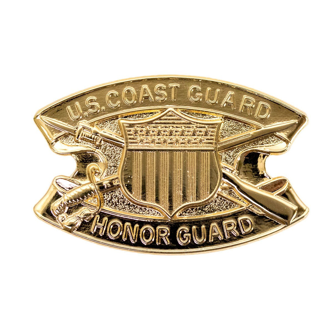 Coast Guard Badge: Honor Guard - regulation size - Hooyah Woodworks LLC