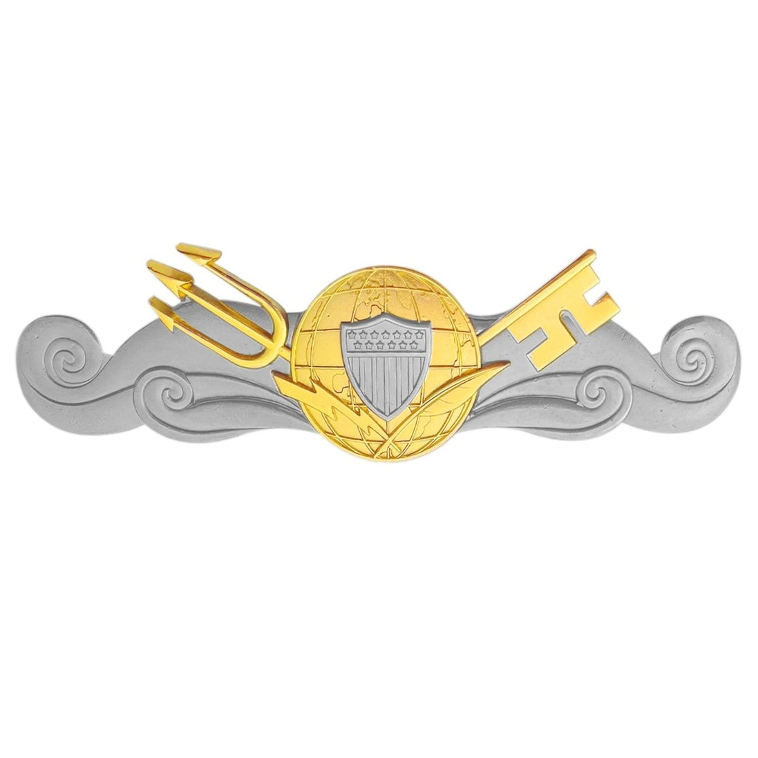 Coast Guard Badge: Intelligence - regulation size - Hooyah Woodworks LLC