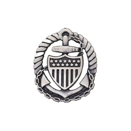 Coast Guard Badge: Officer in Charge Afloat - regulation size - Hooyah Woodworks LLC
