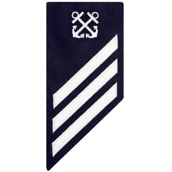 Coast Guard E3 Rating Badge: BOATSWAIN MATE - BLUE - Hooyah Woodworks LLC