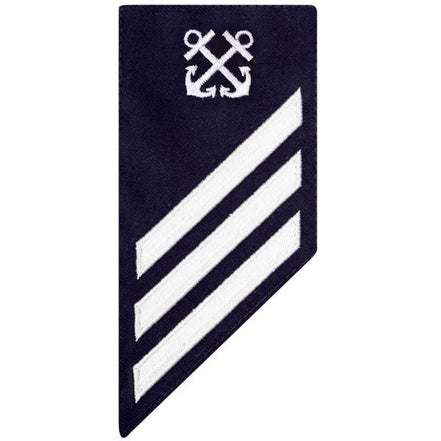 Coast Guard E3 Rating Badge: BOATSWAIN MATE - BLUE - Hooyah Woodworks LLC