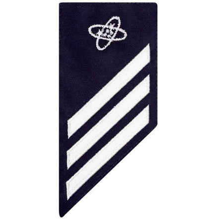 Coast Guard E3 Rating Badge: ELECTRONICS TECHNICIAN - BLUE - Hooyah Woodworks LLC