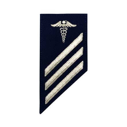 Coast Guard E3 Rating Badge: Health Services Technician - BLUE - Hooyah Woodworks LLC