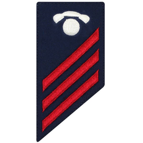 Coast Guard E3 Rating Badge: Information Specialist - BLUE - Hooyah Woodworks LLC