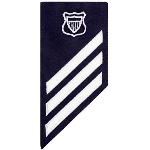 Coast Guard E3 Rating Badge: MARITIME ENFORCEMENT - BLUE - Hooyah Woodworks LLC