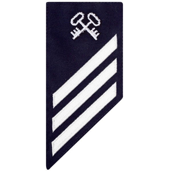 Coast Guard E3 Rating Badge: STOREKEEPER - BLUE - Hooyah Woodworks LLC
