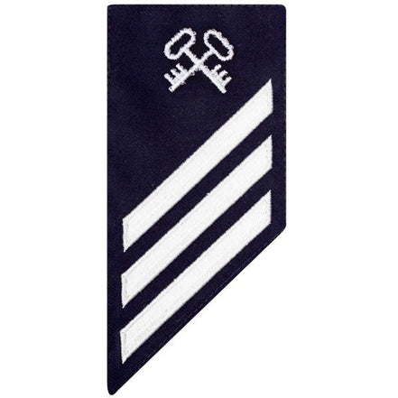 Coast Guard E3 Rating Badge: STOREKEEPER - BLUE - Hooyah Woodworks LLC