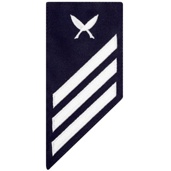 Coast Guard E3 Rating Badge: YEOMAN - BLUE - Hooyah Woodworks LLC