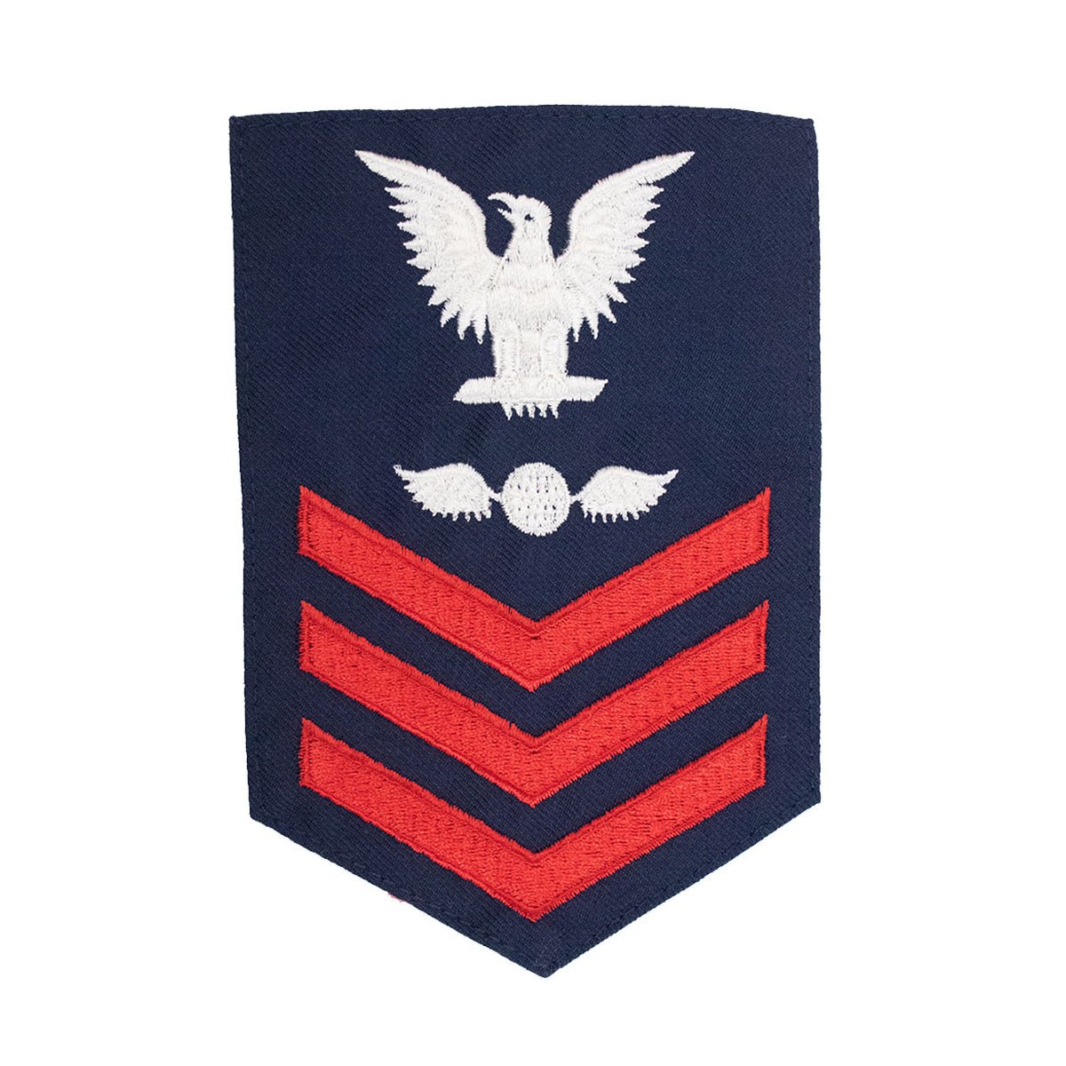 Coast Guard E6 Rating Badge: AVIATION ELECTRICIAN - Blue - Hooyah Woodworks LLC