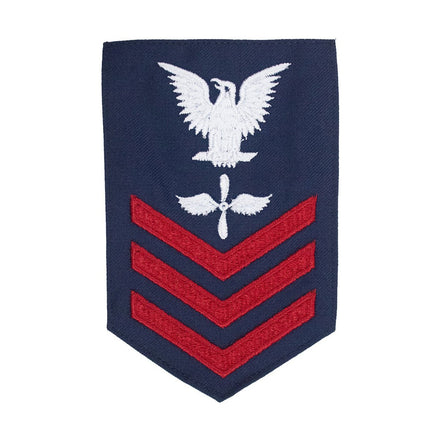Coast Guard E6 Rating Badge: AVIATION MAINTENANCE - Blue - Hooyah Woodworks LLC