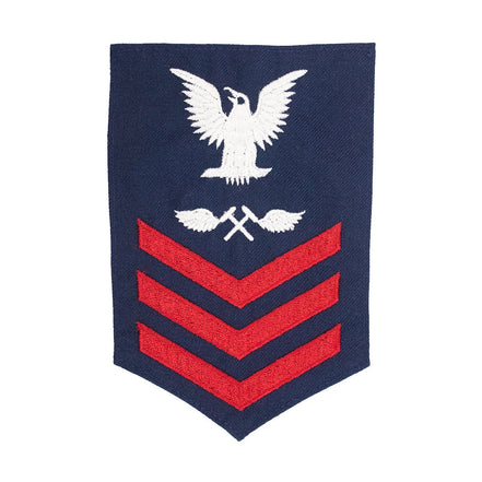 Coast Guard E6 Rating Badge: AVIATION STRUCTURAL MECHANIC - Blue - Hooyah Woodworks LLC