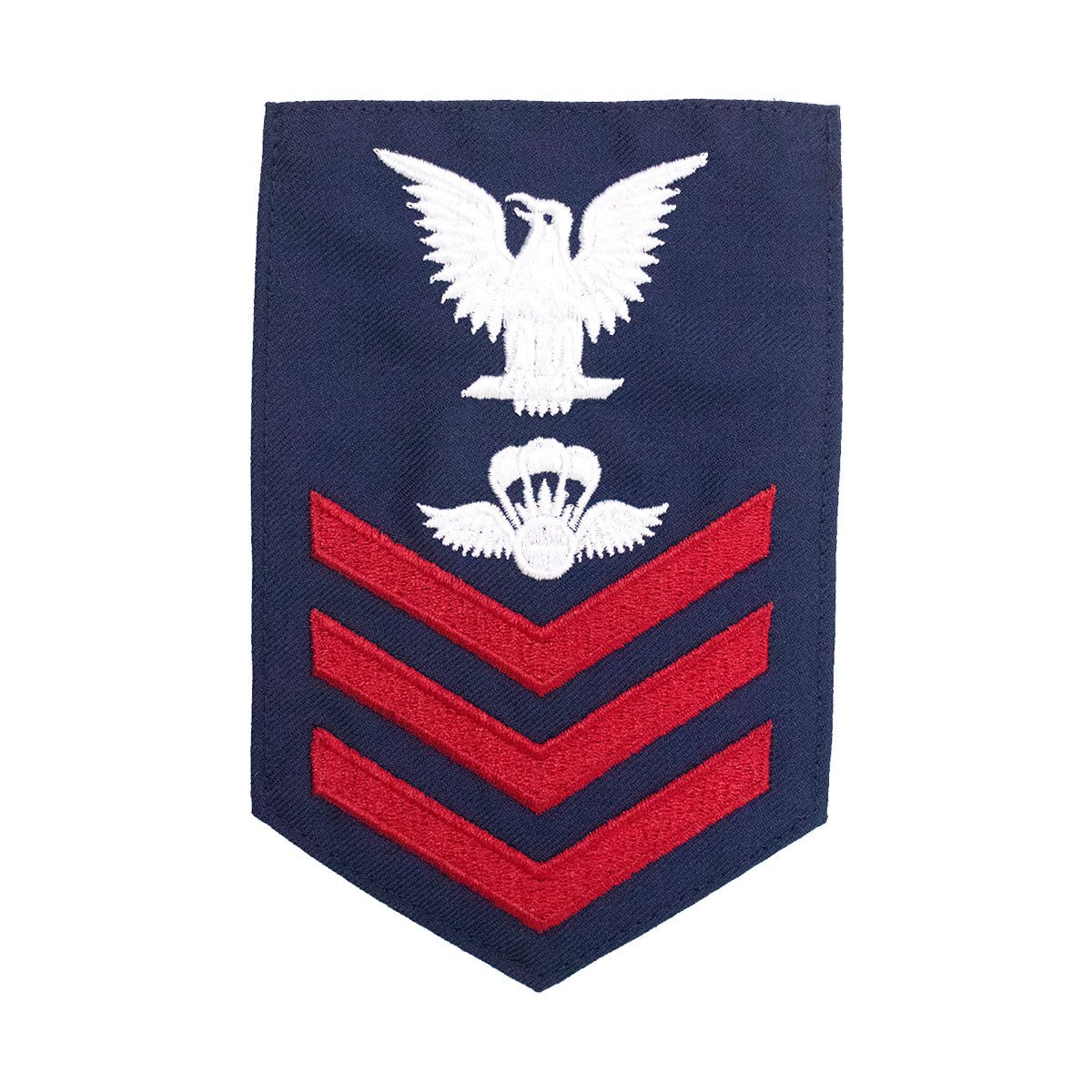 Coast Guard E6 Rating Badge: AVIATION SURVIVALMAN - Blue - Hooyah Woodworks LLC