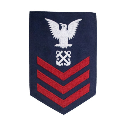 Coast Guard E6 Rating Badge: Boatswain Mate - Blue - Hooyah Woodworks LLC
