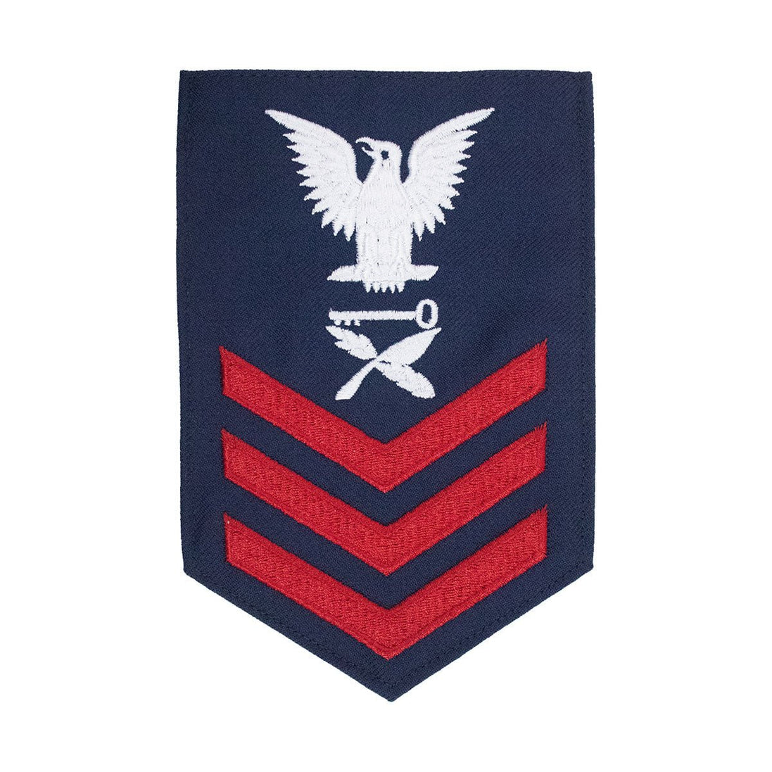Coast Guard E6 Rating Badge: Culinary Specialist - Blue - Hooyah Woodworks LLC