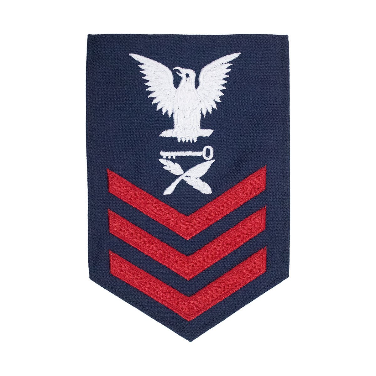 Coast Guard E6 Rating Badge: Culinary Specialist - Blue - Hooyah Woodworks LLC